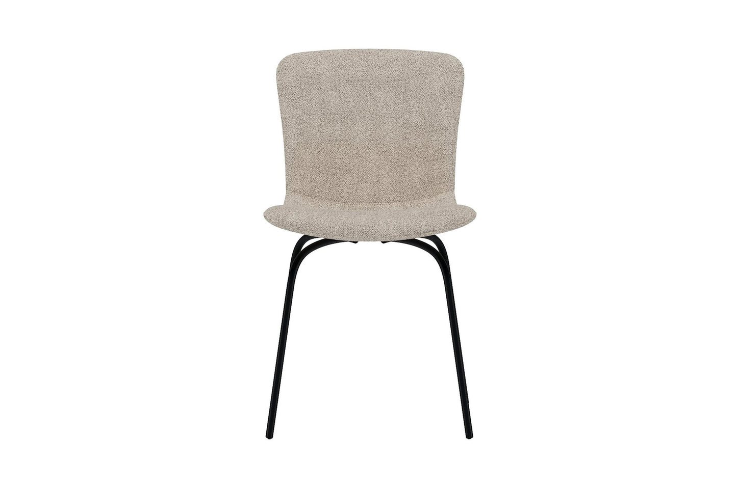 Linus Spisebordsstole (2 stk.) – Sort & Beige