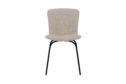 Linus Spisebordsstole (2 stk.) – Sort & Beige