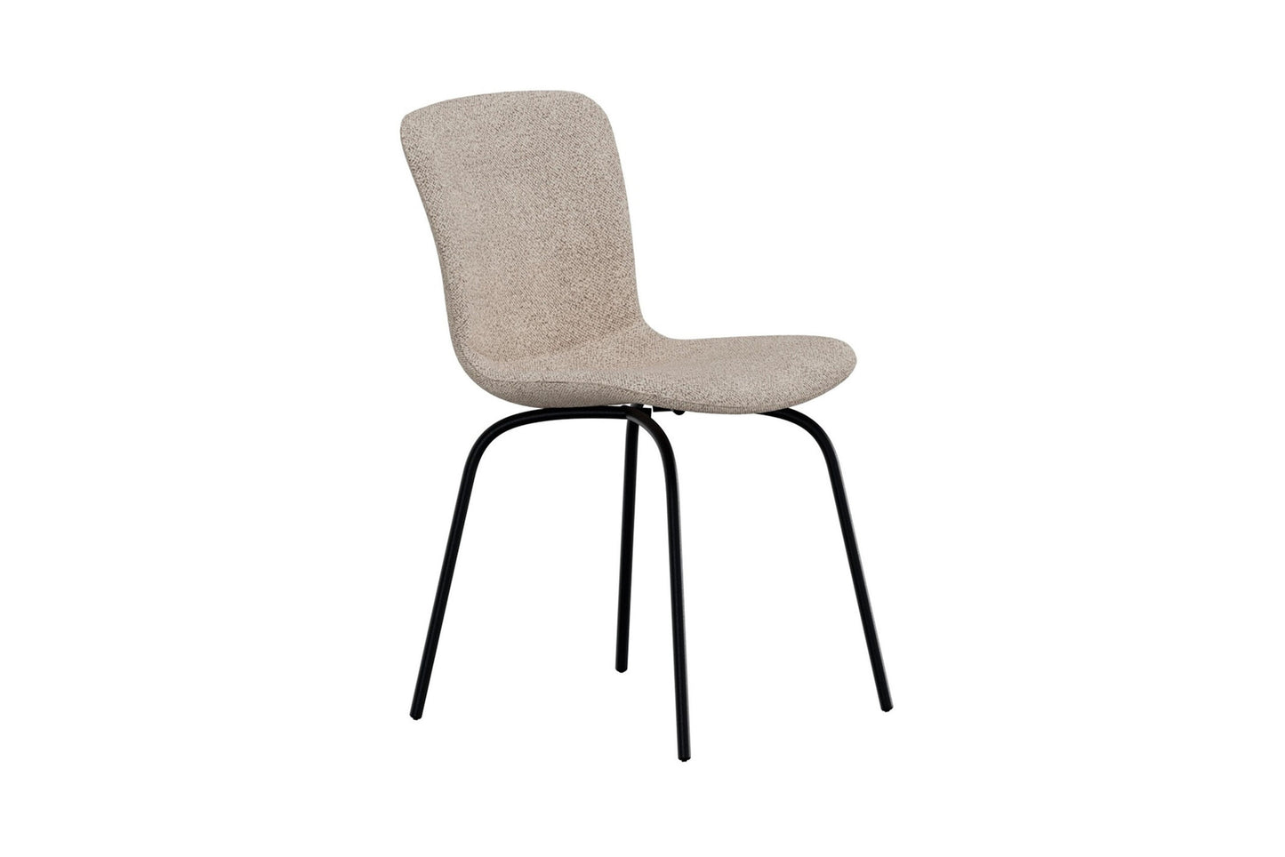 Linus Spisebordsstole (2 stk.) – Sort & Beige