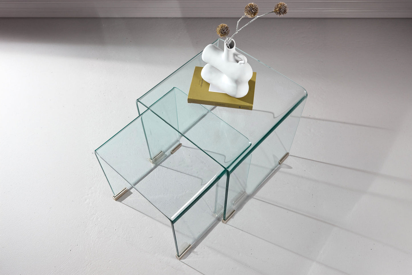 Telemark sidebord sæt (2 stk.) – Glas