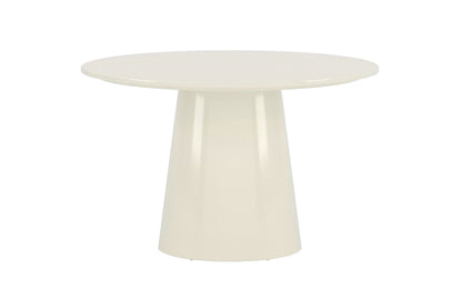 Lanzo Rundt Spisebord Ø120 cm – Beige
