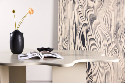 Flower spisebord 190x123x76 cm – Beige