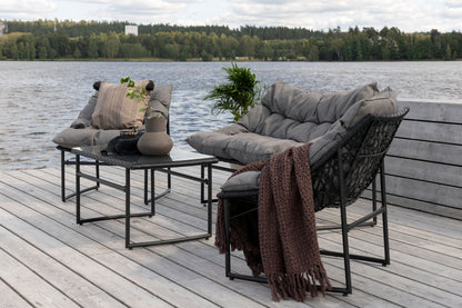 Tina sofasæt – Sort/Grå