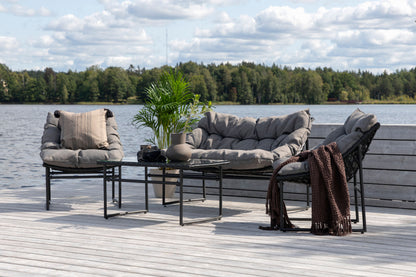 Tina sofasæt – Sort/Grå
