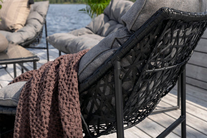 Tina sofasæt – Sort/Grå