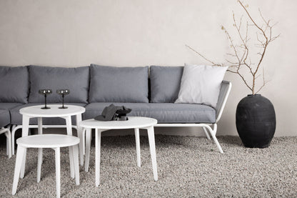 Roxo hjørnesofa – Hvid/Grå