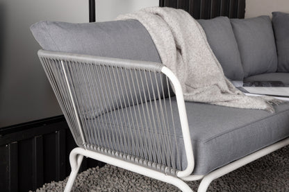 Roxo hjørnesofa – Hvid/Grå