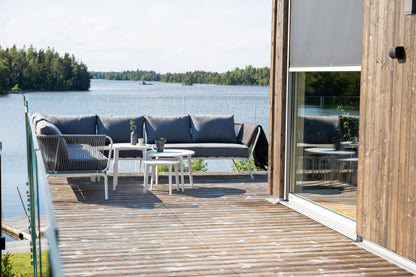 Roxo hjørnesofa – Hvid/Grå