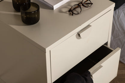 Piring sidebord med 2 skuffer – Beige