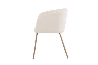 Berit spisebordsstol – Valnød/Cream