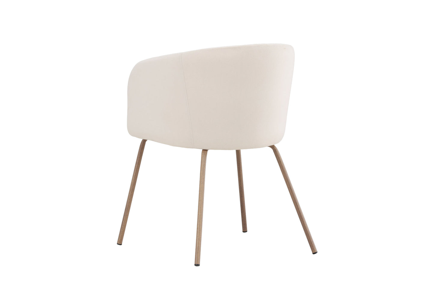 Berit spisebordsstol – Valnød/Cream
