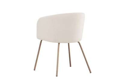 Berit spisebordsstol – Valnød/Cream