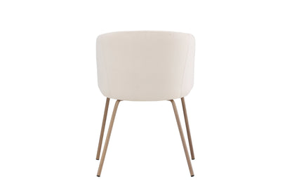Berit spisebordsstol – Valnød/Cream