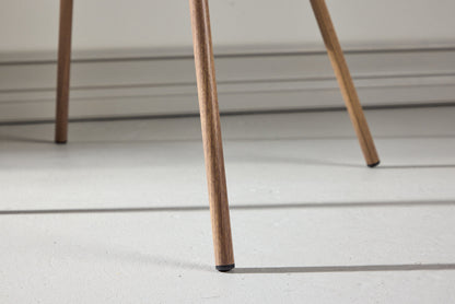 Berit spisebordsstol – Valnød/Cream