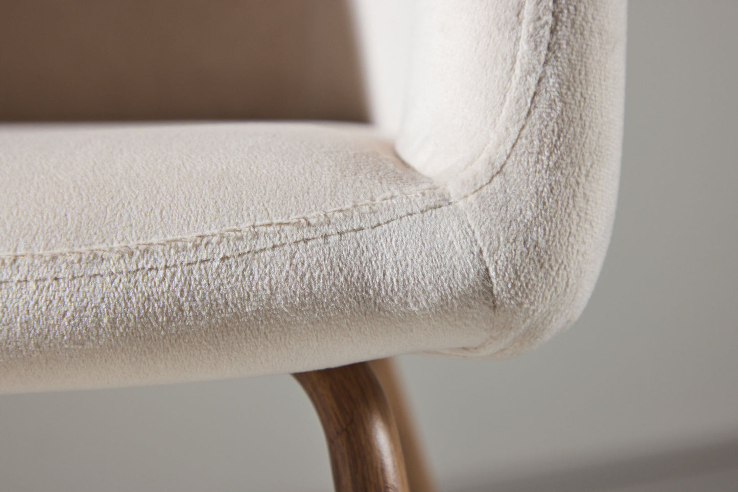 Berit spisebordsstol – Valnød/Cream