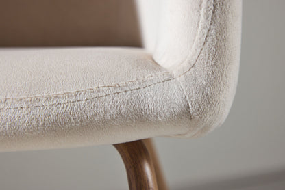 Berit spisebordsstol – Valnød/Cream