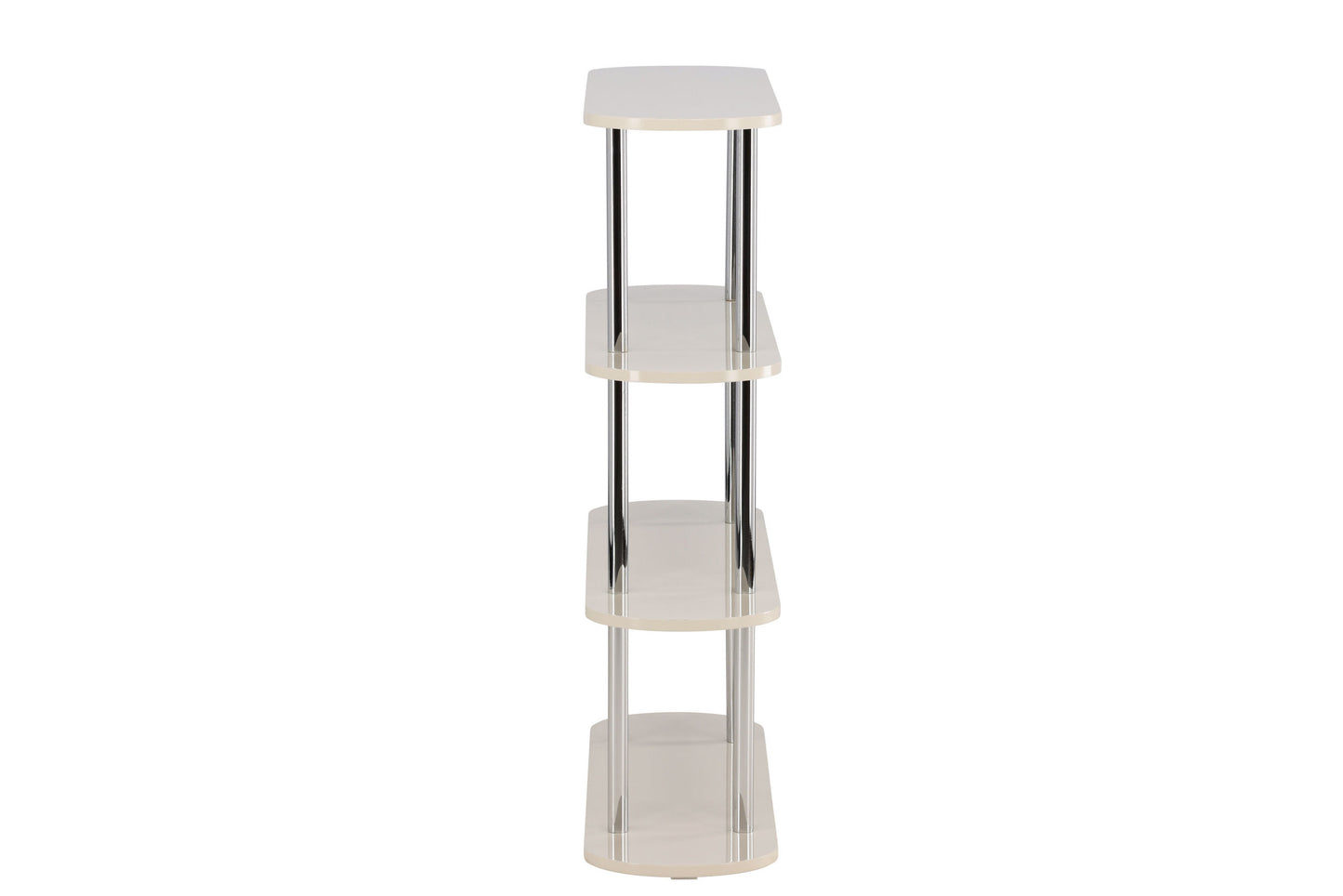 Zino reol 120×30×116 cm – Sølv