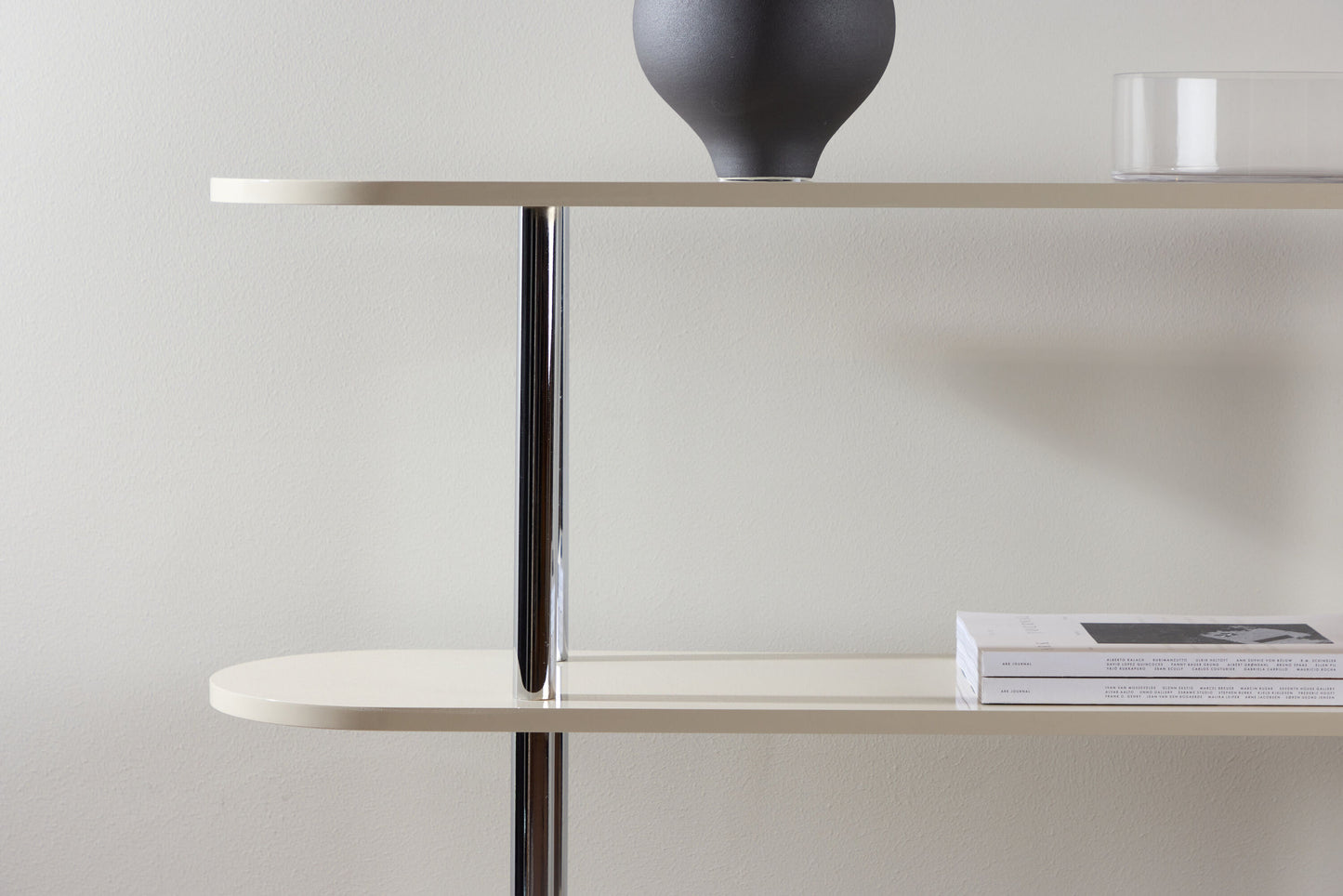 Zino reol 120×30×116 cm – Sølv