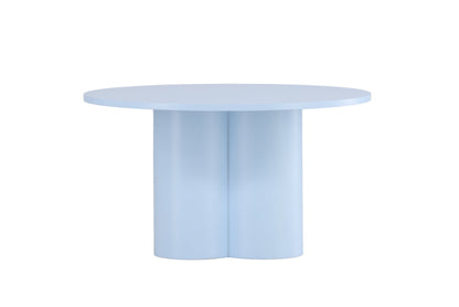 Olivia sofabord Ø80×45 cm – Baby Blue
