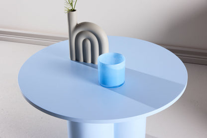Olivia sofabord Ø80×45 cm – Baby Blue