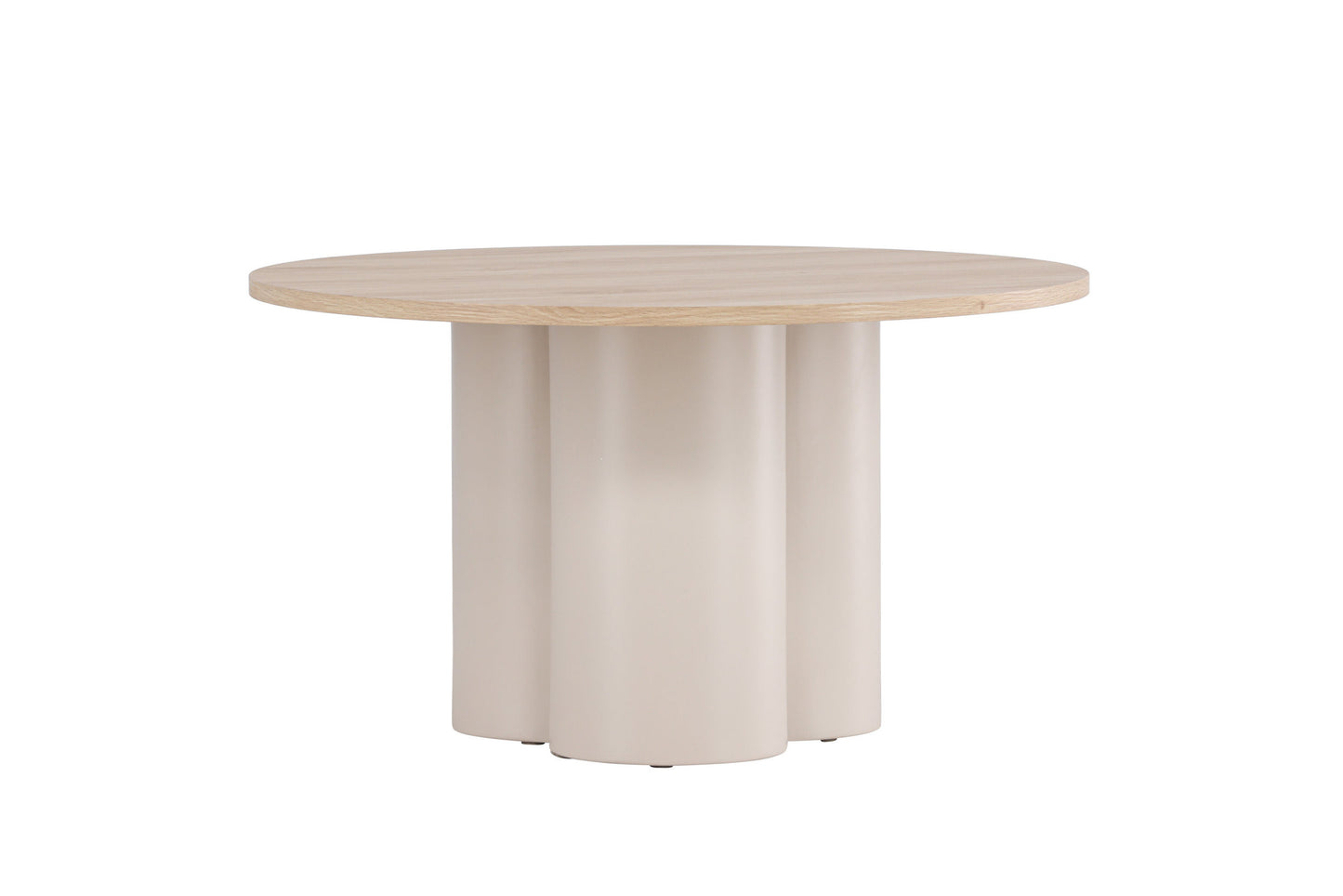 Olivia sofabord Ø80×45 cm – Beige
