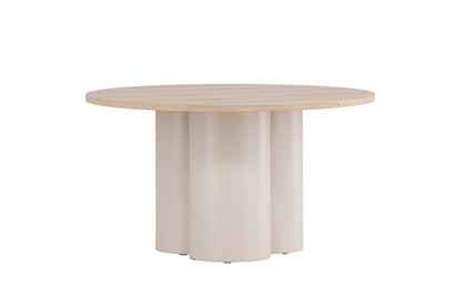 Olivia sofabord Ø80×45 cm – Beige