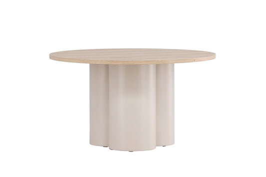 Olivia sofabord Ø80×45 cm – Beige