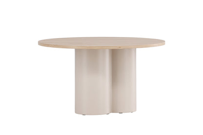 Olivia sofabord Ø80×45 cm – Beige