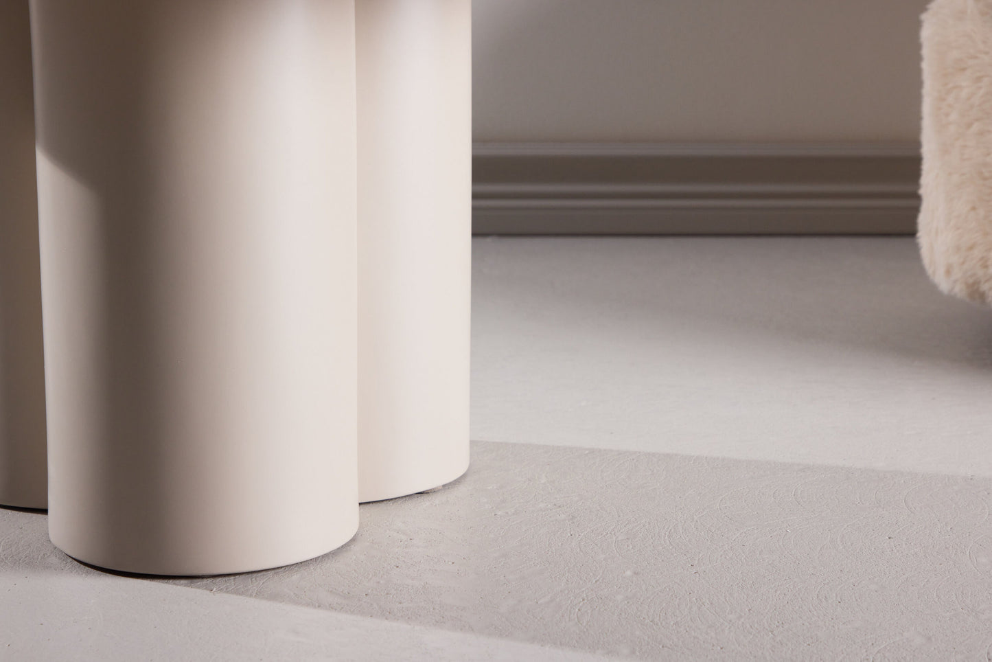 Olivia sofabord Ø80×45 cm – Beige