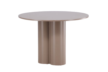 Olivia rundt spisebord Ø110 cm – Mørkebrun