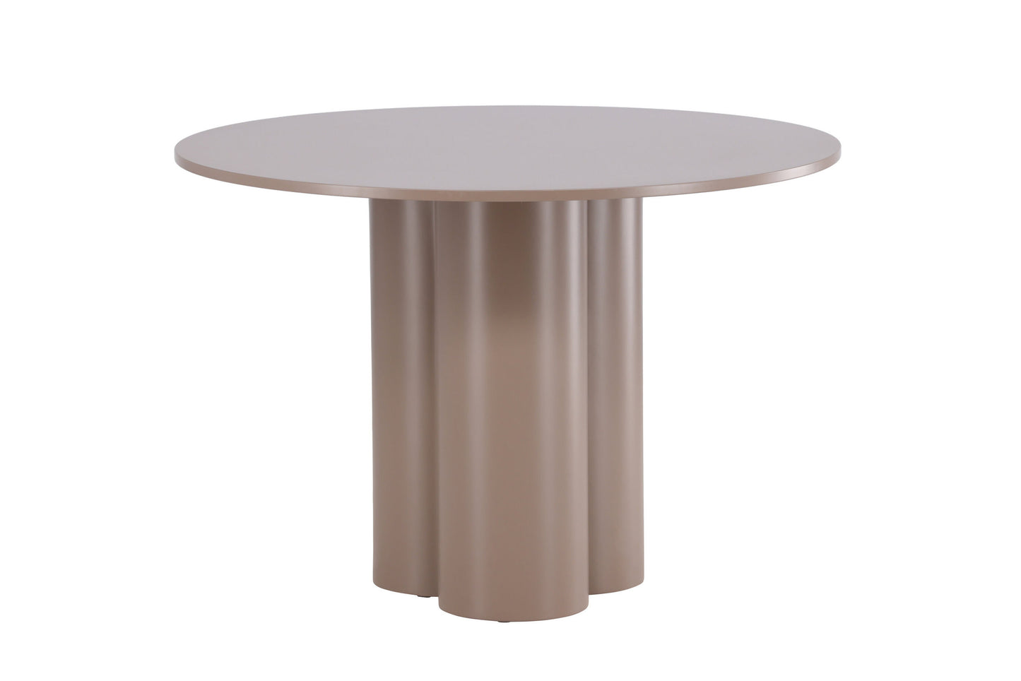 Olivia rundt spisebord Ø110 cm – Mørkebrun