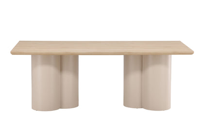 Olivia spisebord 100×210 cm – Beige