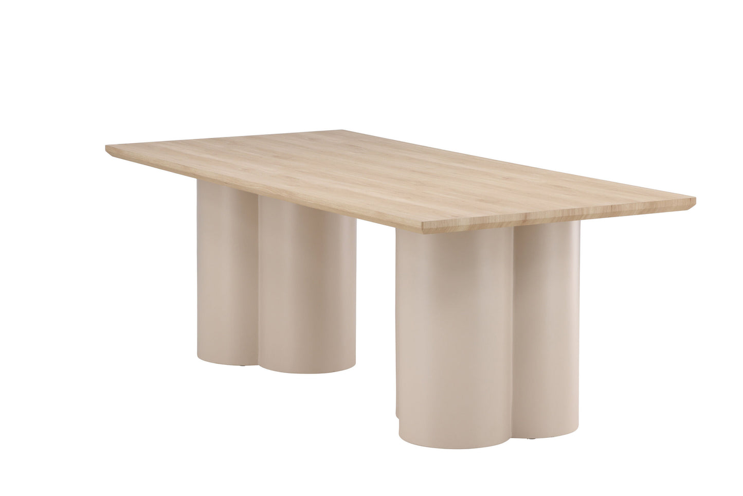 Olivia spisebord 100×210 cm – Beige