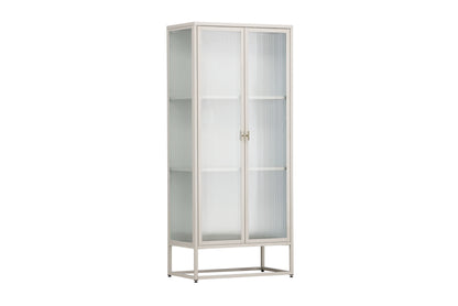 Garis højt opbevaringsskab – Beige