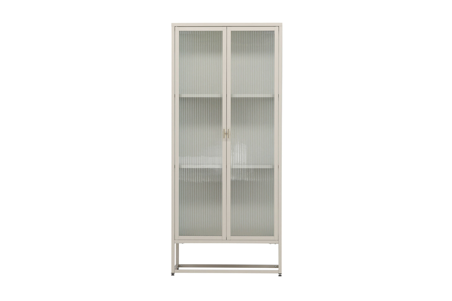 Garis højt opbevaringsskab – Beige
