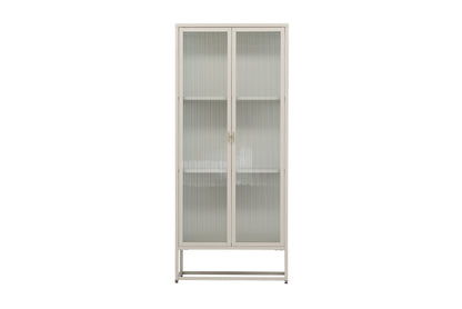 Garis højt opbevaringsskab – Beige