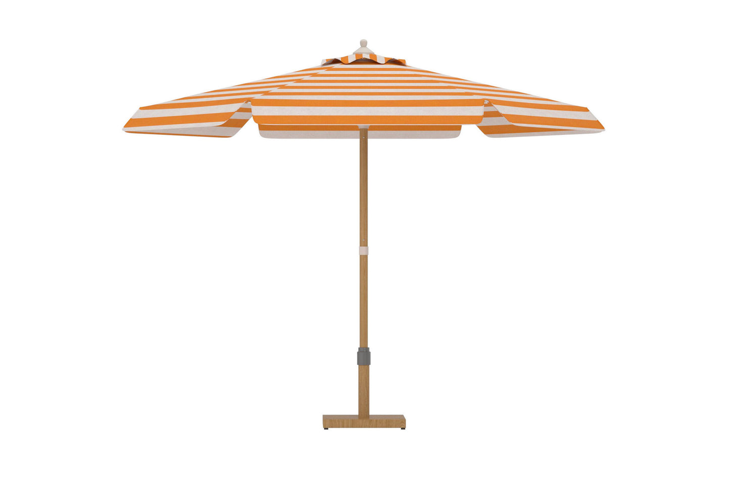 Cerox parasol 270 cm – Fersken/Hvid