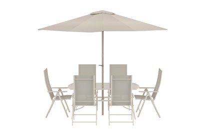 Brekki havesæt inkl. parasol – Beige
