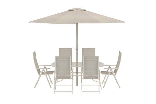 Brekki havesæt inkl. parasol – Beige