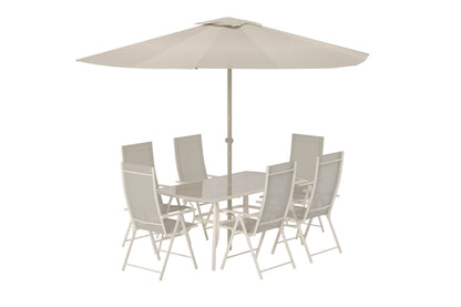 Brekki havesæt inkl. parasol – Beige