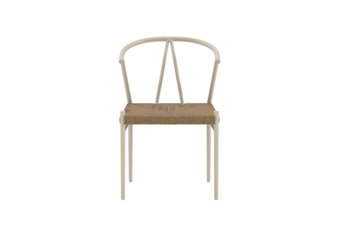 Alfons spisebordsstol – Beige/Naturflet