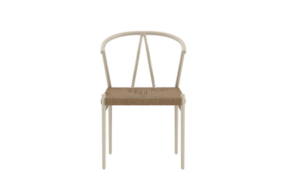 Alfons spisebordsstol – Beige/Naturflet