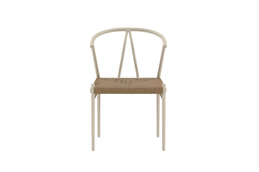 Alfons spisebordsstol – Beige/Naturflet