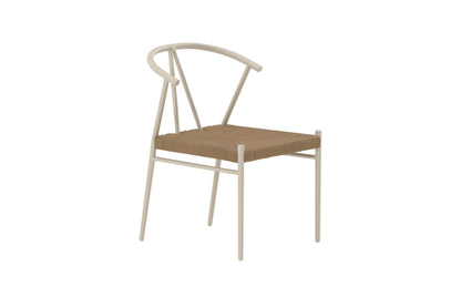 Alfons spisebordsstol – Beige/Naturflet