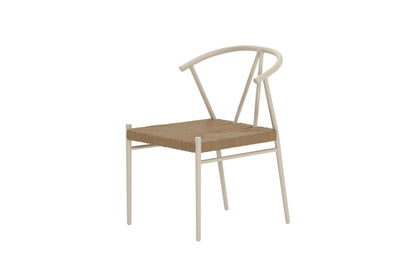 Alfons spisebordsstol – Beige/Naturflet