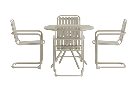 Chios rundt cafésæt – Beige