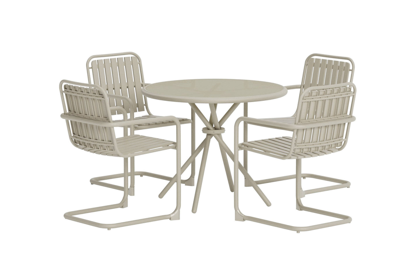 Chios rundt cafésæt – Beige