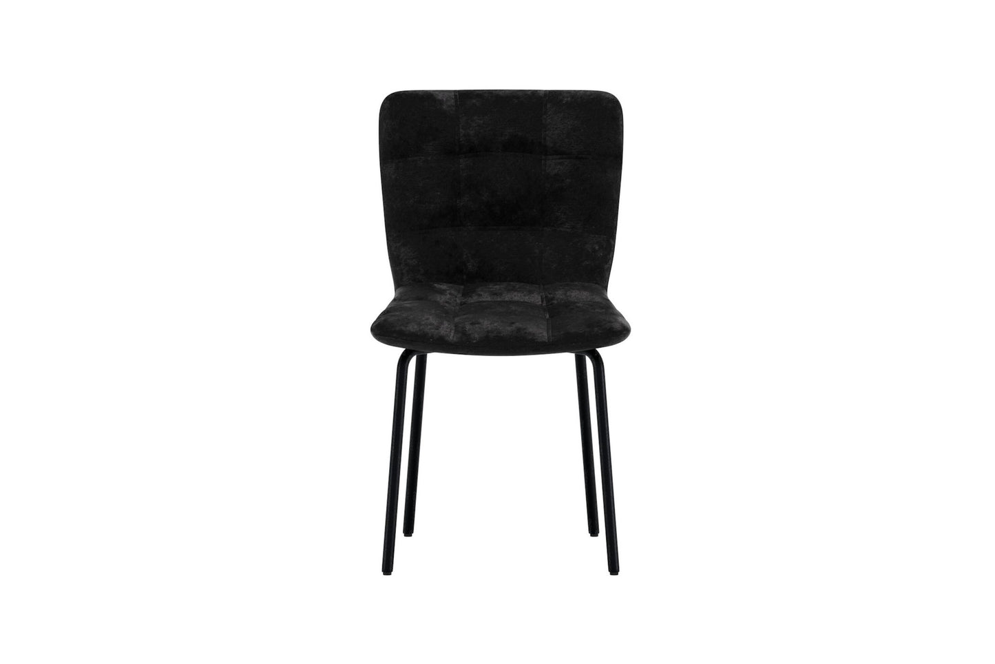 Punsch Spisebordsstole (2 stk.) – Sort Velour