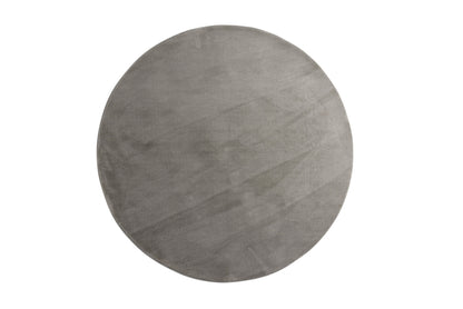 Blanca tæppe 200×200 cm – Rund – Lysegrå