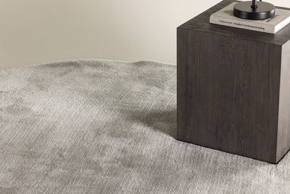 Blanca tæppe 200×200 cm – Rund – Lysegrå